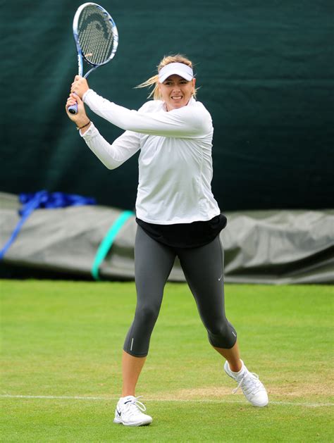 Maria Sharapova - Wimbledon practice session -07 | GotCeleb