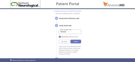 Patient Portal Set-Up - Northwest Neurological