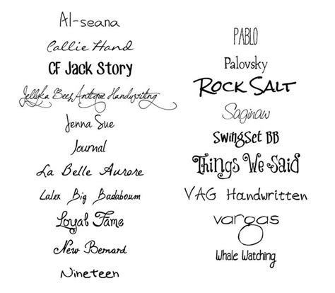 20 free handwritten fonts | Free fonts handwriting, Free handwritten ...