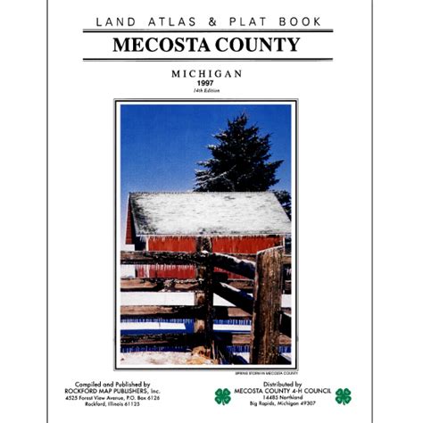 Michigan - Mecosta County Plat Map & GIS - Rockford Map Publishers