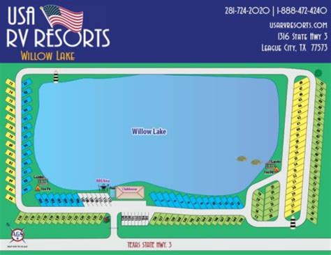 Map & Directions - USA RV Resorts Willow Lake