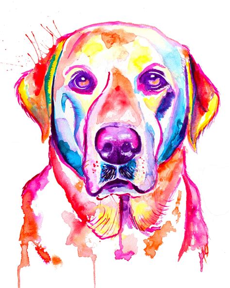 Yellow Labrador Watercolor Print,yellow Labrador,yellow Lab,yellow Lab Print,yellow Lab Art ...