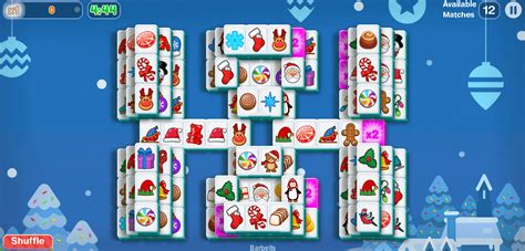 Mahjongg Candy Cane - play game online in full screen