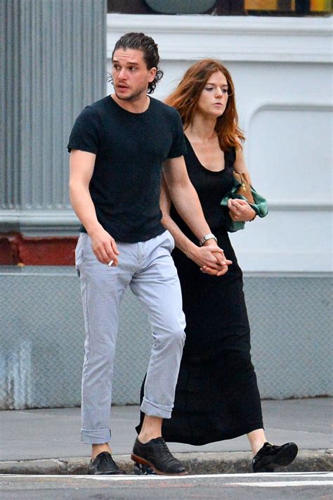 ROSE LESLIE and Kit Harington Out in New York 09/01/2016 – HawtCelebs