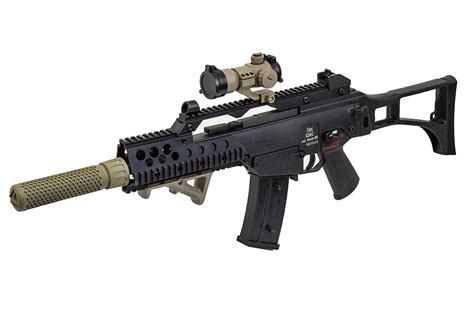 Airsoft GI Custom G36C Dirt Renegade AEG Airsoft Rifle ( Black / Tan )