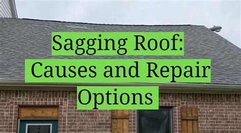 Sagging Roof: Causes and Repair Options - HomeProfy