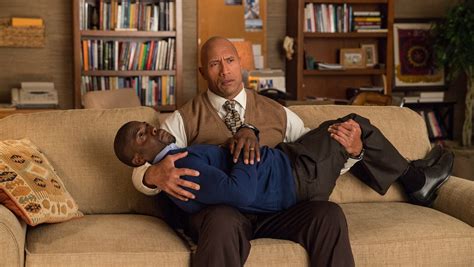 Sneak peek: The Rock lifts Kevin Hart in 'Central Intelligence'