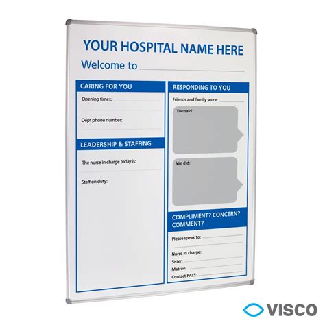 Hospital Nurse Details Whiteboard - Visco