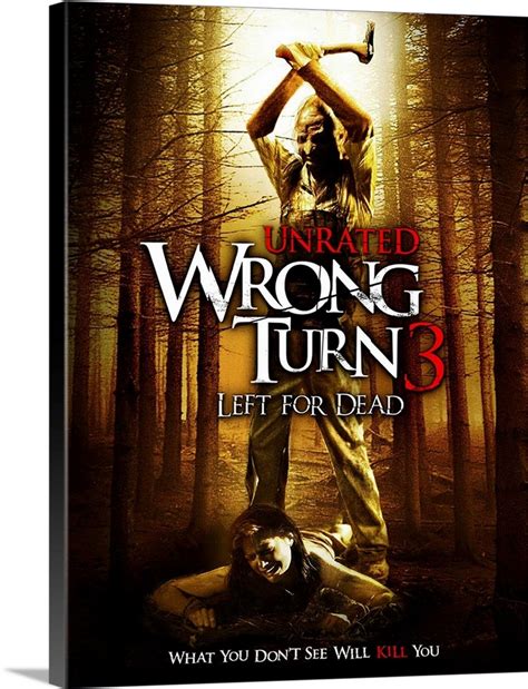 Wrong Turn 3: Left for Dead - Movie Poster Wall Art, Canvas Prints, Framed Prints, Wall Peels ...