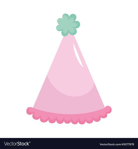 Party hat birthday Royalty Free Vector Image - VectorStock