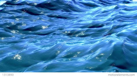 Ocean: Loopable Blue Water Ripples And Waves With Slow Motion Stock ...