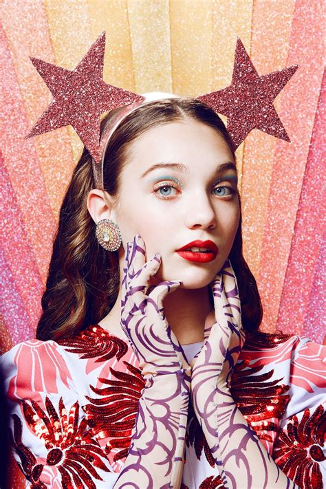 Maddie Ziegler's Sparkly Beauty Shoot - PAPER