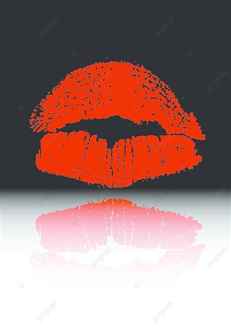 The Vector Red Lips Concepts Art Image Vector, Concepts, Art, Image PNG ...