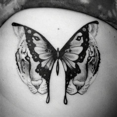 Tiger butterfly tattoo For appointments and inquires email ...