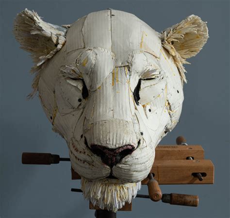 Imposing Wild Animals Emerge from Layers of Cardboard in Scott Fife's Sculptures — Colossal ...