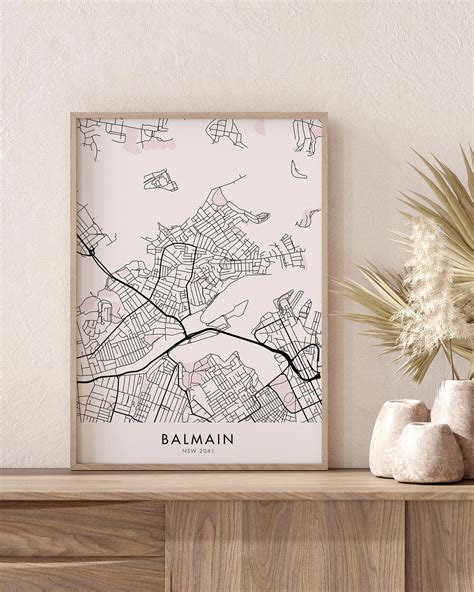 Sydney – Balmain Map Print - Chelsea Chelsea