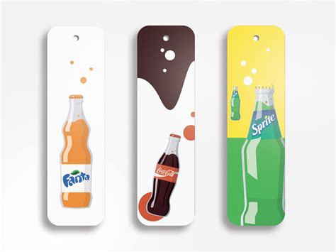 Cocacola Beverage Bookmarks Mockup by Elnathan Clifford on Dribbble