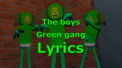 Green Gang Wallpaper The Boys / "Green Gang" | The Boys ("Official" Music Video) - YouTube ...