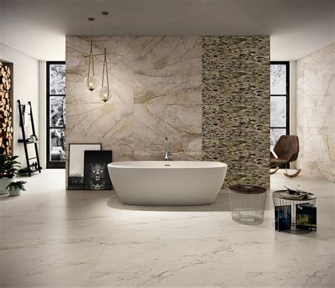 THE ROOM - SAN PE Porcelain stoneware wall/floor tiles with marble ...