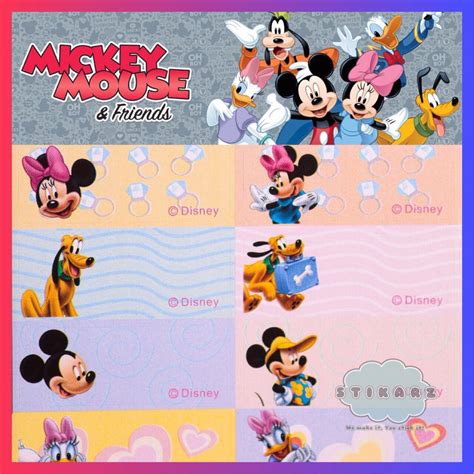 Mickey Mouse and Friends Waterproof Stickers – STIKARZ