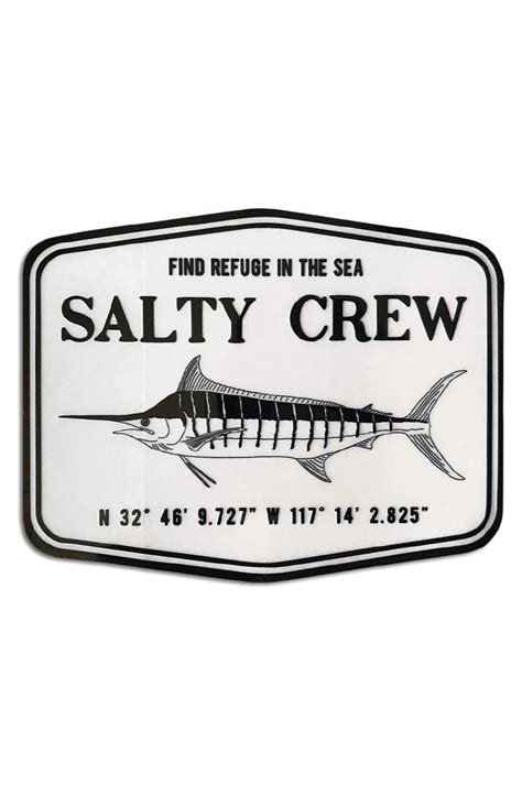 Salty Crew Stealth 4.5" Sticker– Mainland Skate & Surf