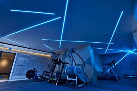 Lighting Design Studio | Gym & Fitness lighting | Residential lighting design, Indoor swimming ...