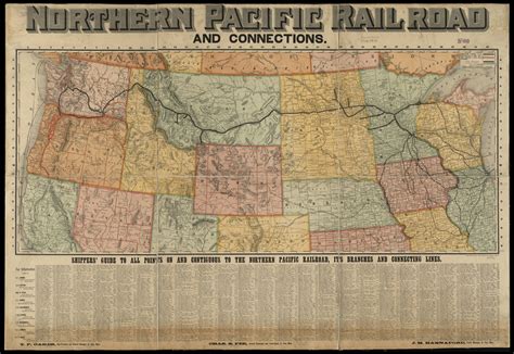 Northern Pacific Rail Road and connections - Norman B. Leventhal Map ...