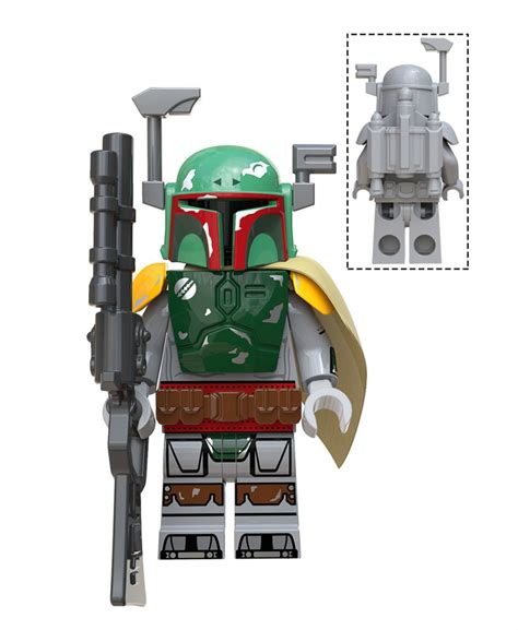 Boba Fett Star Wars Minifigs Minifigure Fit Lego