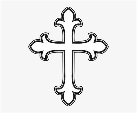 Image Gallery For - Cross Clipart Black And White Transparent PNG - 480x597 - Free Download on ...