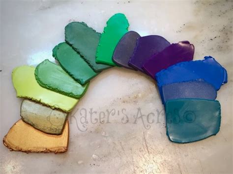 How to Make a Color Palette in Polymer Clay 101 - KatersAcres