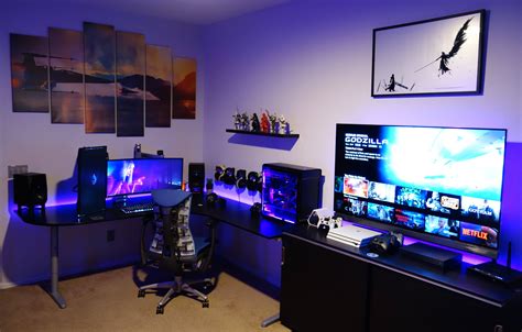 I'm not really finished... I just ran out of money. (With images) | Game room, Gaming room setup ...