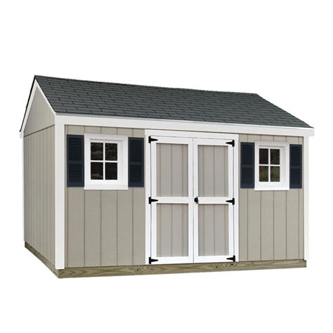 Sheds USA 10 ft. x 12 ft. Installed Smart Siding Classic-T1012C - The Home Depot