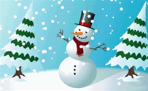 Christmas Snowman GIF - Christmas Snowman Trees - Discover & Share GIFs Merry Christmas My ...