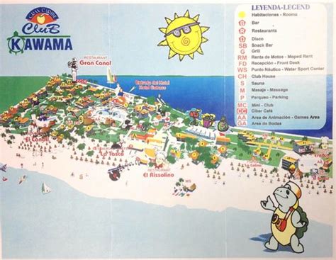 Kawama Varadero Resort Map