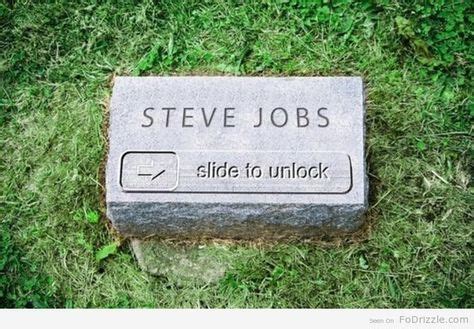 I think it is for real... | Steve jobs, Famous graves, Tombstone pictures