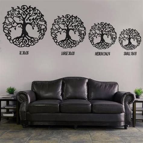 Tree of Life Family Wall Art Decor Sign by Redline Steel® | Art decor ...