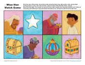 Wise Men Match Game | Bible Activities for Kids | Bible activities for kids, Bible activities ...
