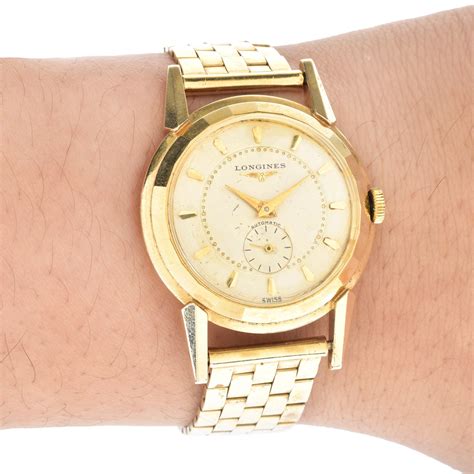 Vintage Longines 14K Gold Watch | Kodner Auctions