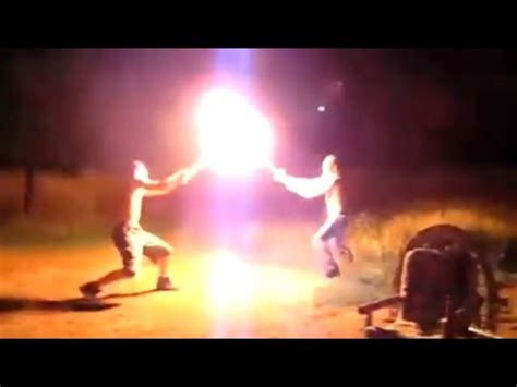 Flaming Sword Fight Meme Original Version - YouTube