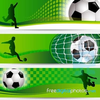 Soccer football tournament banner Stock Image - Royalty Free Image ID ...