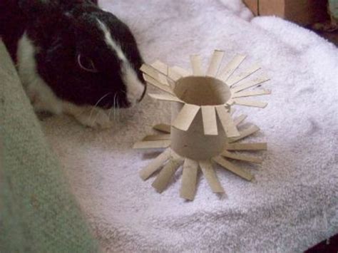 Diy Rabbit Toys Out Of Cardboard / DIY Bunny Toys - Slotted Cardboard Balls / Toilet paper tubes ...