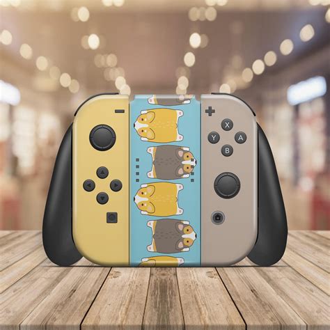 Dogs Nintendo Switch skin Corgi Joy Cons Cute Animal Dock | Etsy