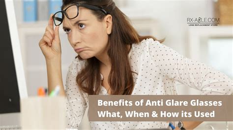 Benefits of Anti Glare Glasses: What, When & How its Used | anti glare glasses and more | RX ...