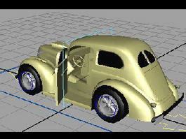 Vintage Car 3d model Maya files free download - CadNav