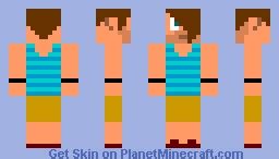 Summer Scene Kid Minecraft Skin