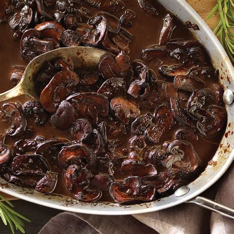 Burgundy Mushroom Sauce Recipe from H-E-B