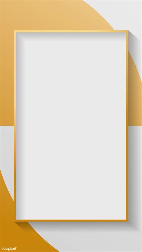 Blank rectangle abstract frame vector