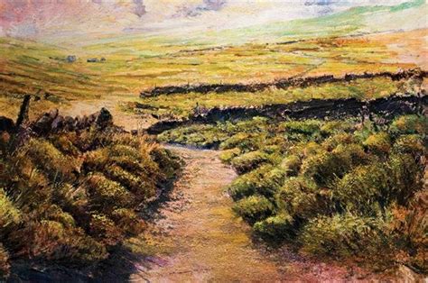 Through Moorland Heather by Robert Dutton | Painting, Pastel painting, Artist