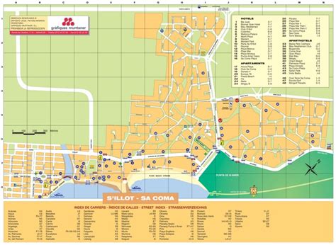 Sa Coma hotel map - Ontheworldmap.com