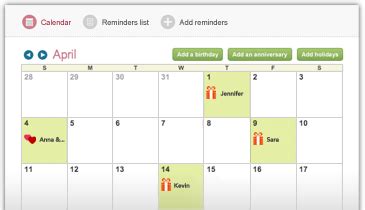 Free Birthday Reminders and Calendar Reminders from Punchbowl